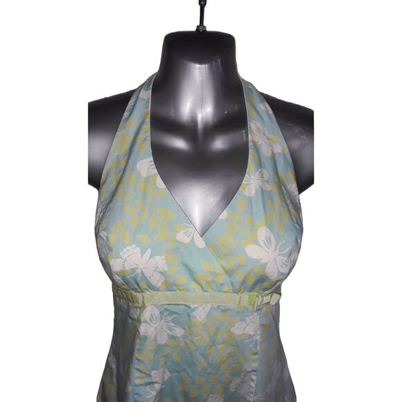 Lilly Pulitzer Sz 2 AIR SHOW Butterfly Print Halter Dress - Picture 2 of 6